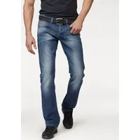 bruno banani Straight-Jeans Dylan 36, Länge 30 blau Herren Straight Fit Jeans