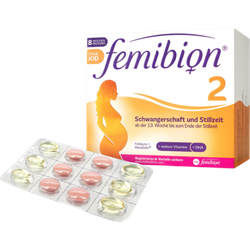 Femibion 2 Schwangerschaft+Stillzeit ohne Jod Kpg. 2X60 St