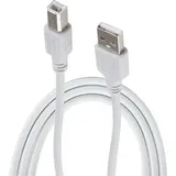 Logilink USB-Kabel USB 2.0 Kabel, USB-A auf USB-B Stecker, 3 m