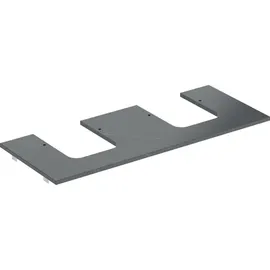 Geberit One 120x2x47cm, AS 2-f., SZ, Marmor sw/matt