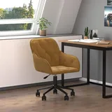 vidaXL Bürostuhl Samt Braun