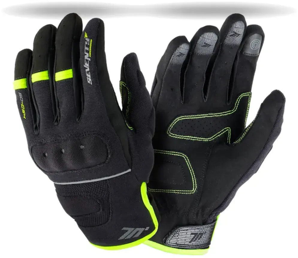 Seventy Degrees Sd-c54 Damenhandschuhe - Black / Fluor Yellow - XL