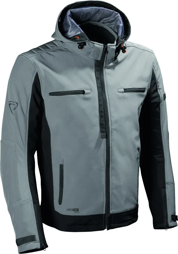 DIFI Jamie 2 Aerotex Urban wasserdichte Motorrad Textiljacke, schwarz-grau, Größe M für Männer