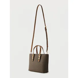 Michael Kors Quinn Small Umhängetasche Kunstleder Brown