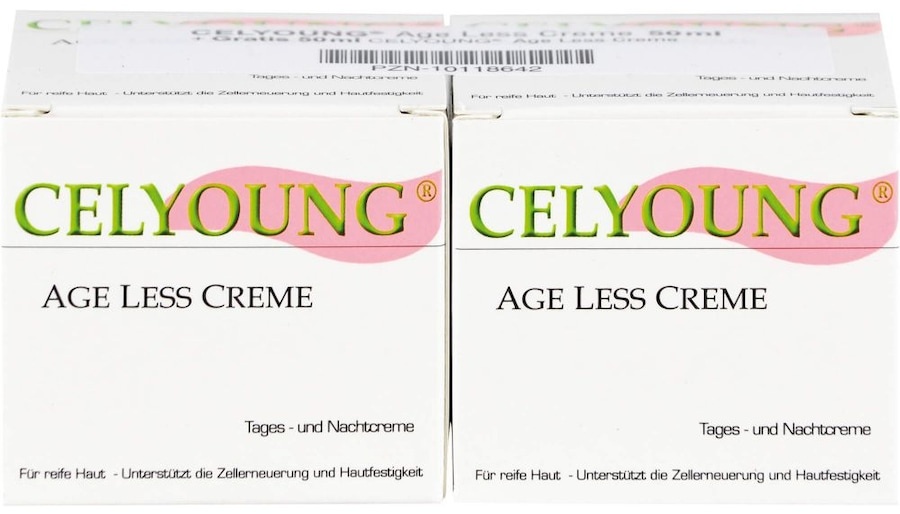 REPHA Biologische Arzneimittel CELYOUNG age less Creme plus eine Gratis Körperpflege 0.1 l