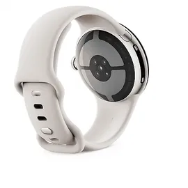 Google Pixel Watch 4 41 mm Aluminiumgehäuse Polished Silver/Sportarmband Porcelain