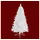 RS Trade Weihnachtsbaum Snowflake Weiß 150 cm