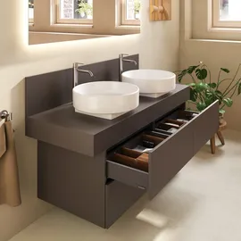 Duravit Balcoon 120x57x53,4cm, braun strukt., 4 SchKa.