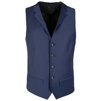 Roy Robson Herren Weste blau Slim Fit, blau, NOS