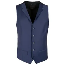 Roy Robson Herren Weste blau Slim Fit, blau, NOS