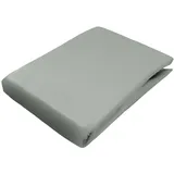 Jack Spannbettlaken Mako-Satin 180 x 200 cm Grau