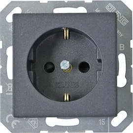 Jung SCHUKO-Steckdose anthrazit matt A 1520 BF ANM