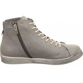 Andrea Conti Damen High Top Sneaker, Hellgrau, 35 EU