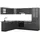 Vicco Winkelküche L-Form 227 x 287 cm Anthrazit Hochglanz
