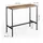 Vicco Bartisch Fyrk 120 x 50 cm Eiche rustikal/Schwarz