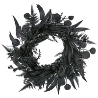 Gasper Künstlicher Mixkranz schwarz 60cm