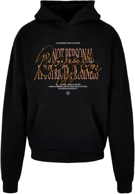 Mister Tee Razzia Oversized Hoody Schwarz M