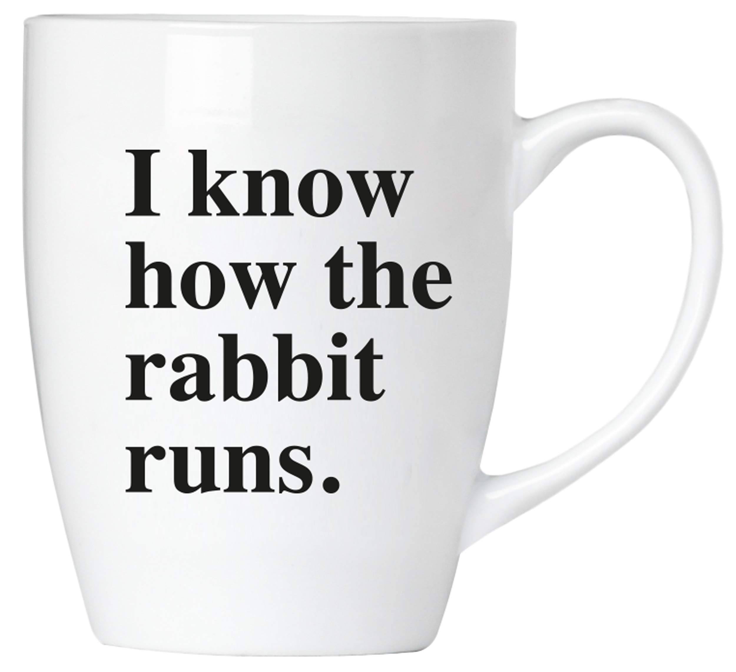 BRUBAKER - I Know How The Rabbit Runs. - Kaffeetasse aus Keramik - 300 ml - Kaffeebecher