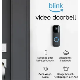 Amazon Blink Video Doorbell mit Sync-Modul 2 + Türsprechanlage, + Sync Module
