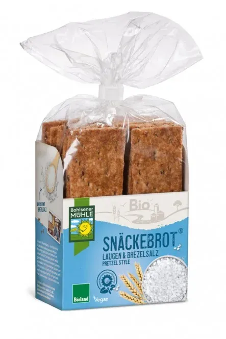 Bohlsener Mühle Brezelsalz & Laugen Snäckebrot bio