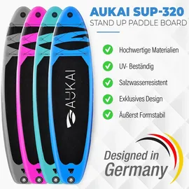 Aukai SUP Board Set PRO 320 x 76 x 15 cm orange