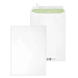 Mailmedia Versandtaschen Envirelope, weiß, C4, ohne Fenster, haftklebend, aus Papier, 250 Stück