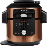 Ninja Foodi MAX 12-in-1 SmartLid Multikocher 7,5 L OL650EUCP Amazon Exclusive, Schnellkochtopf, Luftfritteuse, Kupfer/Schwarz