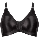 NATURANA Naturana® Minimizer BH ohne Bügel [Cup B-G] I Maximaler Halt Dank durchdachter Schnittführung & Breiten Trägern I BH Minimizer für eine optisch kleinere Cupgröße 95 Schwarz D - 95D