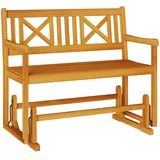 vidaXL 2-Sitzer Garten-Schaukelbank 110x59x97 cm Massivholz Akazie