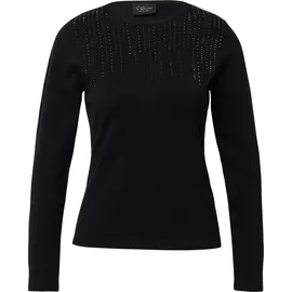 s.Oliver Feinstrick-Pullover Slim Fit Schwarz 42