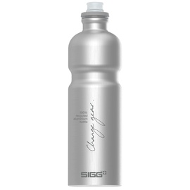 Sigg Move MyPlanetTM Alu Fahrradflasche (0.75 L), klimaneutrale und auslaufsichere Fahrrad Trinkflasche, federleichte Fahrrad Sportflasche aus Aluminium, Made in Switzerland
