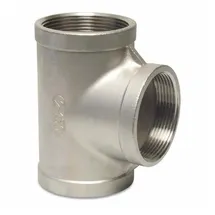 KLASEBO® Gewindefitting Edelstahl T-Stück 90° 1 1/4" IG