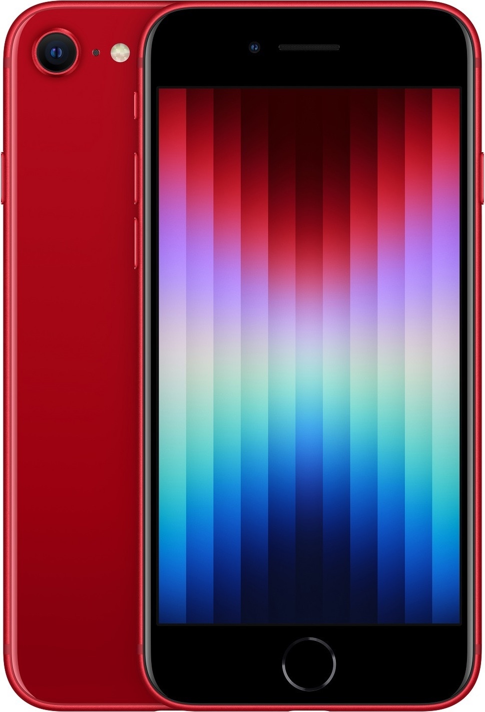 Apple iPhone SE (3rd Gen) (64 GB, (PRODUCT)​RED, 4.70", SIM + eSIM, 12 Mpx, 5G), Smartphone, Rot