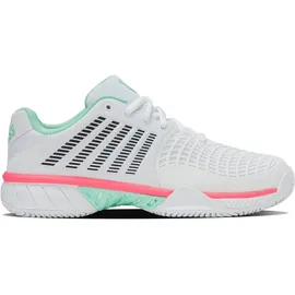 K-Swiss Express Light 3 White/Neon Mint/Neon Pastel Pink 37