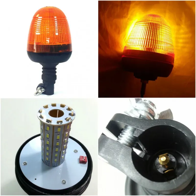 LED-Not-/Signalleuchte (Warnleuchte, Glaskuppel) 12/24 V