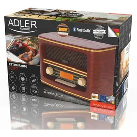 Adler AD 1187 Retro Radio braun