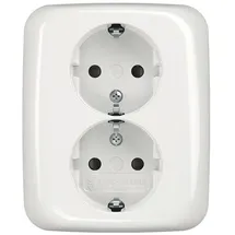 Busch-Jaeger Doppelsteckdose 2 St. Weiß