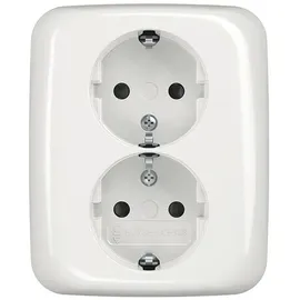 Busch-Jaeger Doppelsteckdose 2 St. Weiß