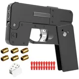 Faltbare Handheld Form Pistole + 20 Weiche Kugel, EDC Tragbares Spielzeug, Anti-Stress