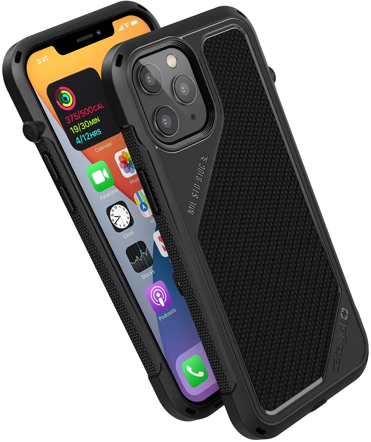 Catalyst Vibe, Cover, Apple, iPhone 12 Pro Max, 17 cm (6.7 Zoll), Schwarz