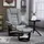 Homcom Relaxsessel Kunstleder 85 x 106 x 82 cm Grau mit Hocker