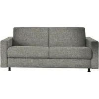 Bali Schlafsofa Messina, Dauerschläfer in 140 und 160er Breite. 3 Matratzen zur Auswahl grau 215 cm x 84 cm x 100 cm