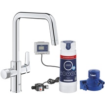 Grohe Blue Pure Start Starter Kit mit Ultrasafe Filter (C-Auslauf, 150° schwenkbar, 30594000