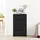 vidaXL Sideboard Schwarz 60x35x98,5 cm Holzwerkstoff