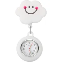 Krankenschwesteruhr, Uhr für Krankenschwestern Uhr Taschenuhr Silikon Wolken Sch