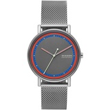 Skagen Herrenuhr Signatur Quarz/3 Zeigerwerk 40 mm Gehäusegröße mit einem Edelstahlarmband SKW6900