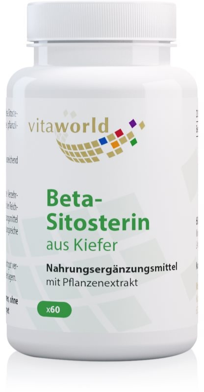 Vita World Beta-Sitosterin Kapseln zur Aufrechterhaltung eines normalen Cholesterinspiegels 60 KAP