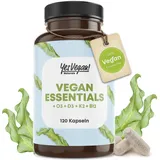 Yes Vegan! Daily Vegan B12 + K2 + D3 + B2 Vitamine Kapseln 120 St.