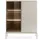 komodee Vitrine Laval mit LED Beleuchtung 104 x 39 x 126 cm KASCHMIR