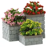 Lemax - Flower Bed Boxes (963), Weihnachtsdorf, Modellbau,